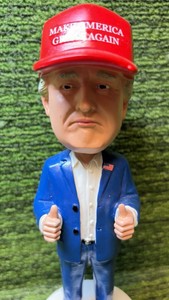 Donald Trump Bobblehead with MAGA Hat Thumbs Up