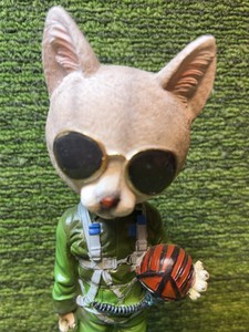 Tomcat in Pilot Suit- Royal Bobbles Bobblehead