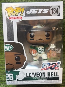 Funko Pop Football NFL New York Jets #134 LeVeon Bell Figure