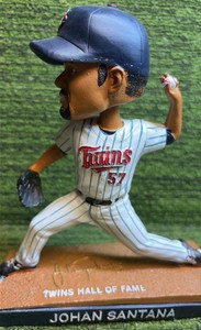 Minnesota Twins Johan Santana Hall Of Fame Bobblehead Class Of 2018 Delta
