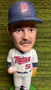 Carl Willis Bobblehead 1991 World Series Minnesota Twins wBox