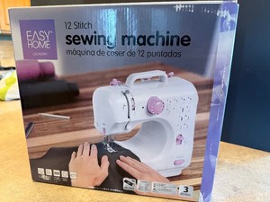 Easy Home 12-Stitch Sewing Machine  Like New, Open Box