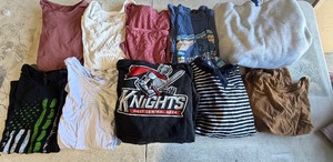 Womens Clothing Bundle Lot  10 Pieces  Tops, Sweatshirts & Long Sleeve  Size Small