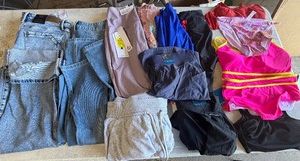 Womens Clothing Lot - Buckle Black Jeans, Halara, Columbia, RBX, Swimwear - Assorted Sizes SM