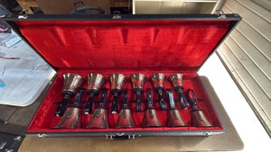 Schulmerich Handbell Set with Two Fitted Hard Carrying Cases