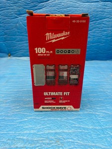 Milwaukee Shockwave 100 PC Impact Duty Bit Set  #48-32-5150, New