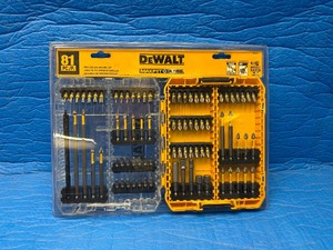 DeWalt MaxFit Ultra 81 PC Drilling and Driving Bit Set  ToughCase, New