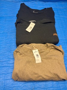 Lot of 3 Official Yellowstone TV Show Mens 2XL T-Shirts  RIP Brand of Cowboy, My Land My Rules, Dutton Ranch