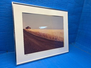 Jay Maisel Signed Limited Edition Photograph 671750 Barn & Wheat Field Framed