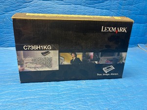 Genuine Lexmark C736H1KG Black High Yield Return Program Toner Cartridge (C736, X736, X738)