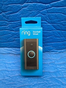 Brand New -Ring Wired Video Doorbell  Black  In Original Box