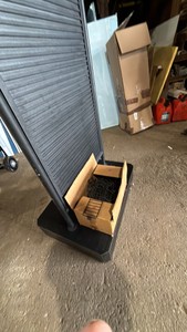Freestanding Slatwall Retail Merchandise Display with Accessories