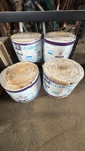 Four Rolls Guardian R-15 Fiberglass Insulation  WetDamaged