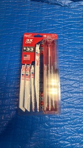 New Milwaukee Reciprocating Saw Blade Assortment  Sealed Packages