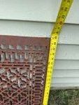 Pair of Antique Cast Iron Ornate Floor Heat Registers / Grates – Victorian Architectural Salvage