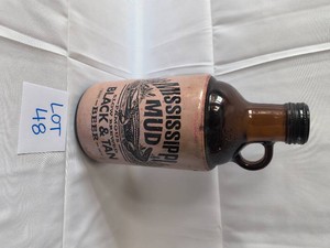 VINTAGE Mississippi Mud Black & Tan Jug