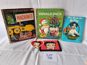 VINTAGE - 3 books and a Betty Boop Wallet