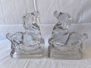 Vintage L.E. Smith Horse Bookends