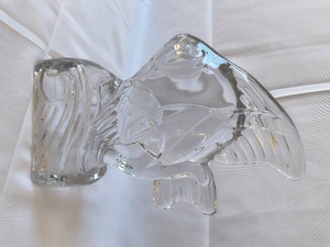 Vintage Pressed Glass Figurine