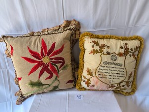 Vintage 1940s 1950s Pillows