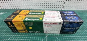 200 Count Misc 12 Gauge Shotgun Shells New in the Box Browning, Federal, Remington