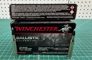 2 Boxes (40) Rounds Winchester .270 Win 130 Grain 3050 FPS NEEW in Original Box