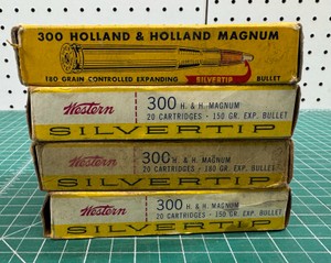 78 Rounds .300 H&H Magnum Ammunition Various Grain