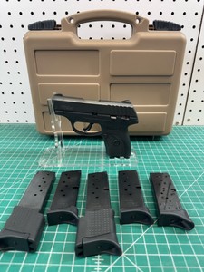 Ruger EC9S Semi Auto Handgun with 5 Magazines, Hard Case
