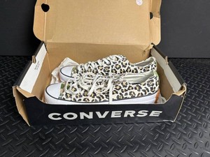 Converse 170912C Run Star Hike Ox Leopard Print Shoes Size 11