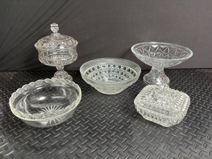 Towle 24% Lead Crystal Candy Dish Set (Lot of 5)