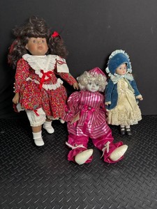 Porcelain Doll Trio (Lot of 3)