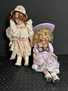 Victorian-Style Dolls (Lot of 2)