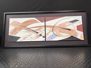 Abstract Two-Panel Framed Wall Art