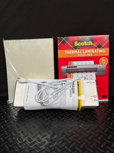 AmazonBasics Thermal Laminator & Scotch Pouches Mixed Lot
