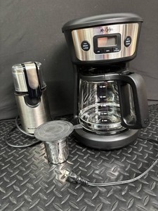 Mr. Coffee Drip Coffee Maker, KitchenAid Grinder & Rsvp Filter Cup Mixed Lot
