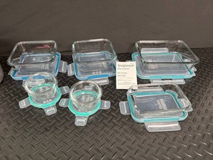 Snapware Total Solution Glass Storage Set (Lot of 6)