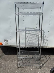 Chrome Wire Shelving Unit