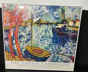 Fauve Landscape Metropolitan Museum of Art Exhibition Poster Framed