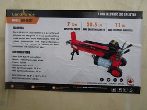 LandHonor 7ton Log Splitter