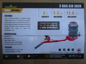 LandHonor 3ton Air Bag Jack