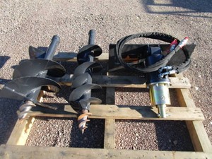 LandHonor Mini Skid Steer Auger w 8 12 Bits