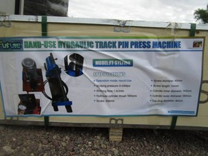 Future Hydraulic Track Pin Press Machine