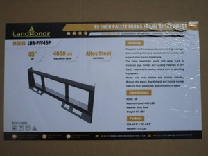 LandHonor Skid Steer Pallet Fork Bracket