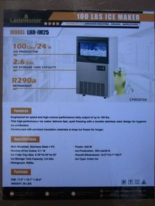 LandHonor 100lb Ice Machine