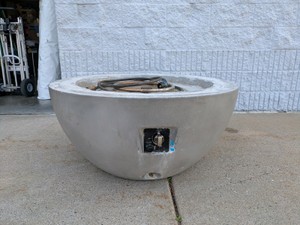 FIRE PIT GRAY PROPANE TABLE