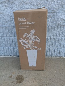 NEW VERADEK OUTDOOR PLANTER BLACK 2PK