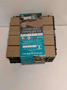 GOLDEN SELECT COMPOSITE DECK TILES 8PK