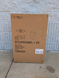 NEW KOHLER 47L. STAINLESS STEEL STEP TRASH CAN