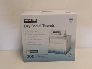 NEW KIRKLAND SIGNATURE DRY FACIAL TOWELS 200CT.