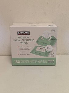 NEW KIRKLAND SIGNATURE MICELLAR FACIAL CLEANSING WIPES 180CT